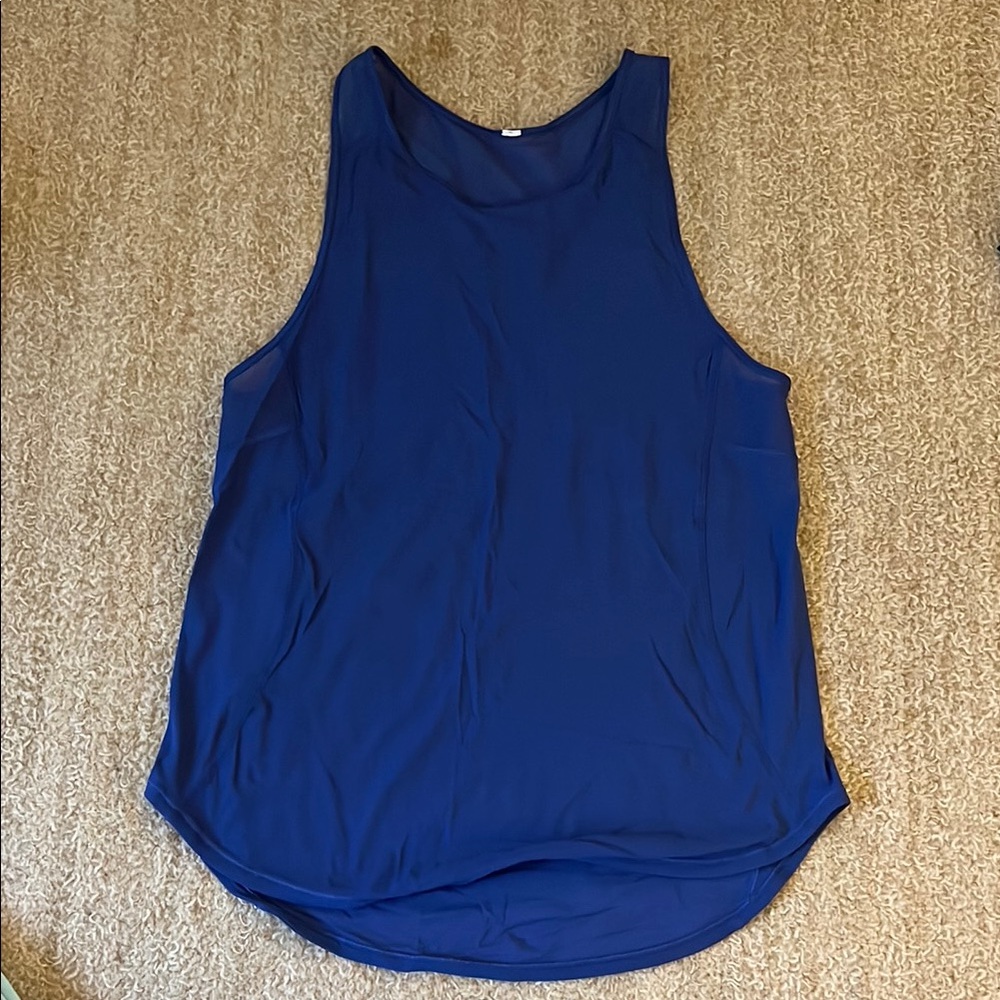 Women's Lululemon Blue Sleeveless Top